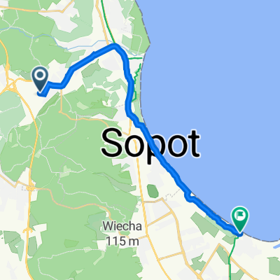 Stolemów 10, Gdynia do Brzeźnieńska 17–18, Gdańsk