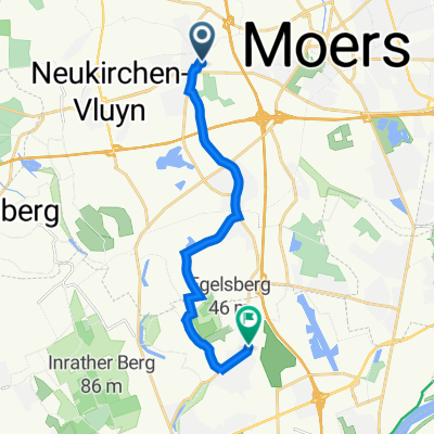 An der Bleiche 5, Neukirchen-Vluyn nach Moerser Landstraße 420, Krefeld
