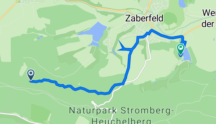 Zaberfeld nach Pfaffenhofen