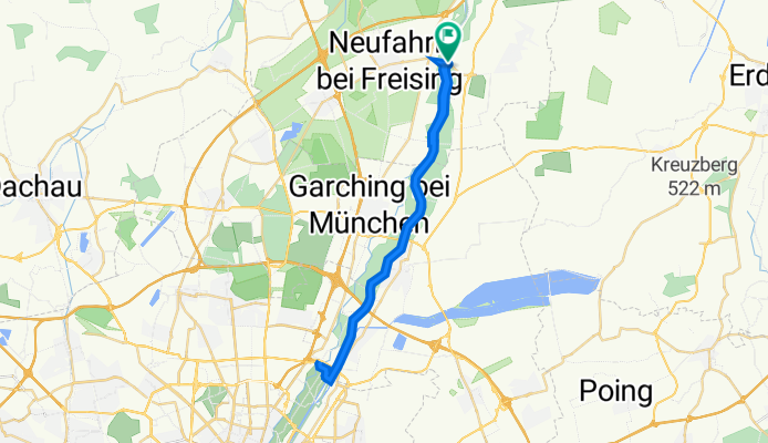 Erdinger Straße 10, Neufahrn bei Freising nach Erdinger Straße 10, Neufahrn bei Freising
