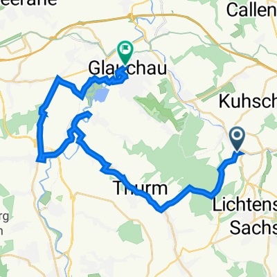 Höhenweg 7A, Sankt Egidien nach Dorotheenstraße 8, Glauchau