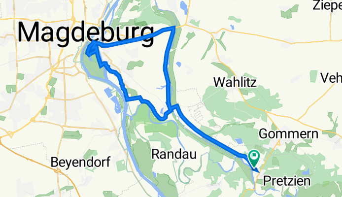 Magdeburger Straße 1, Schönebeck (Elbe) nach Magdeburger Straße 1, Schönebeck (Elbe)