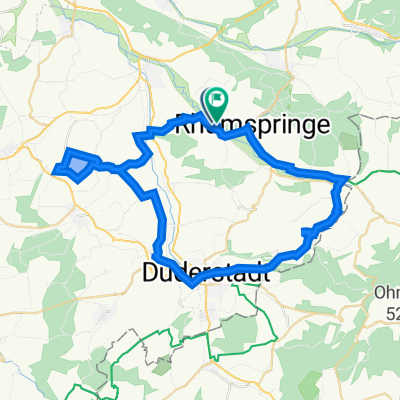 Kurze Straße 3, Rüdershausen nach Im Winkel 18, Rüdershausen