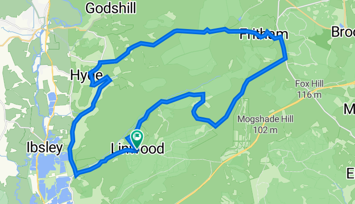 Northern Forest Circular from Red Shoot Cycling Route Bikemap northern-forest-circular-from-red-shoot-cycling-route-bikemap