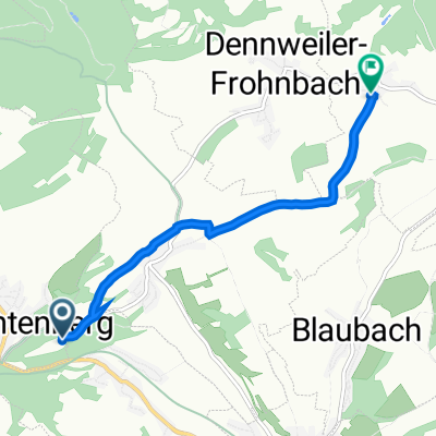 Thallichtenberg nach Gehöllweg 7A, Oberalben