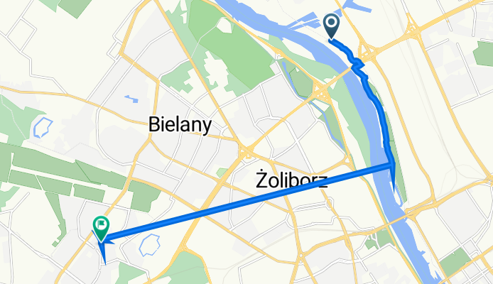 Modlińska 15, Warszawa do Blatona 46, Warszawa