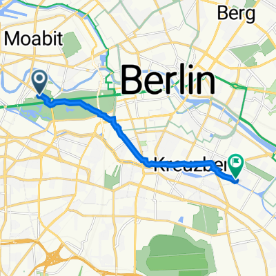 Route nach Paul-Lincke-Ufer 23, Berlin
