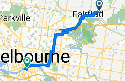Route in der Bikemap App öffnen
