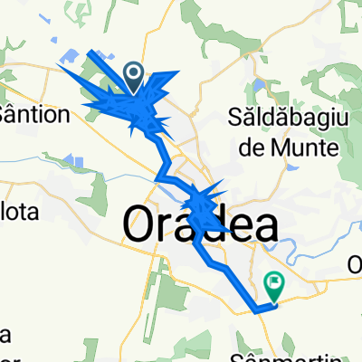 Route to Strada Ogorului 62, Oradea
