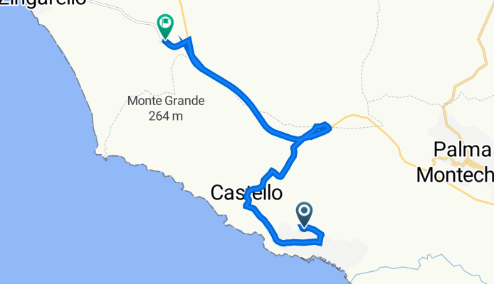 Via Capri 7–13, Palma di Montechiaro nach SP 71, Agrigento