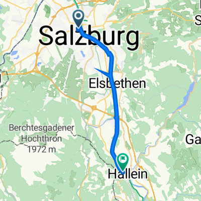 Mülln, Salzburg nach Fürstenstraße 5, Hallein