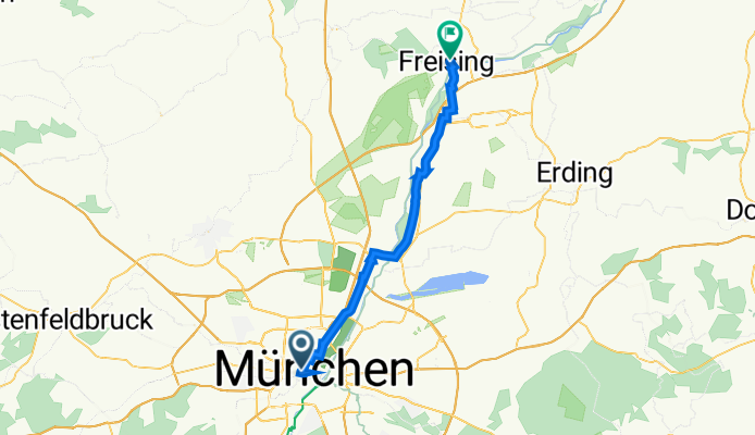 Arnulfstraße 3, München nach Freising