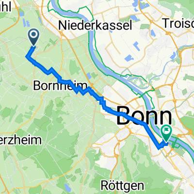 Kolberger Straße 52, Bornheim nach Bonn