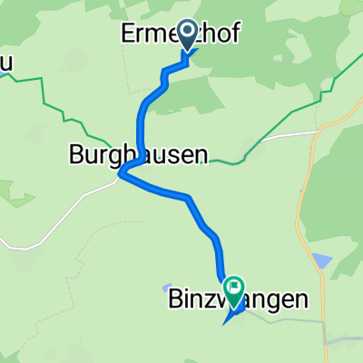 Ermetzhof 20, Marktbergel nach Binzwangen 94, Colmberg