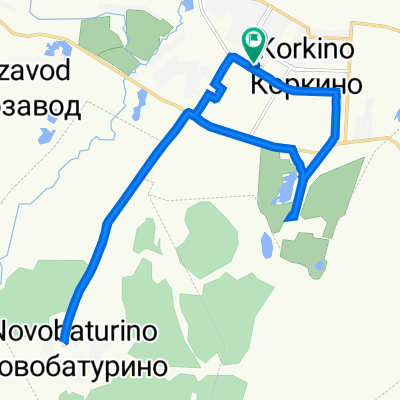 улица Сакко и Ванцетти, 25, Коркино до улица Сакко и Ванцетти, 25, Коркино
