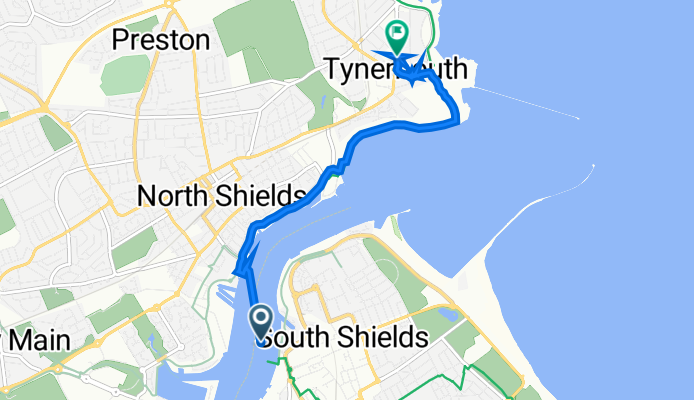 River Drive, South Shields to Prudhoe Terrace 1, Tynemouth