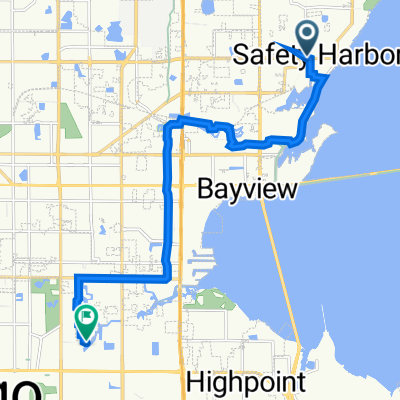 855 Main St, Safety Harbor to 3028 Brookfield Dr N, Largo