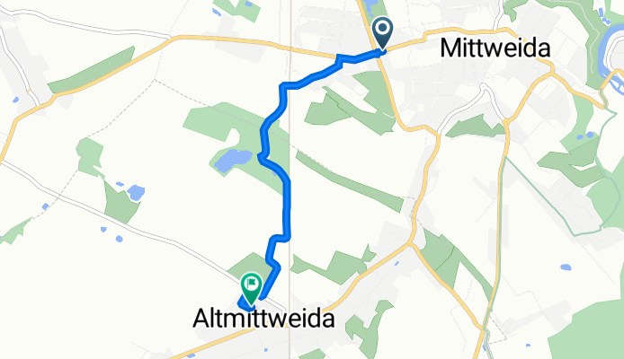 Bahnhofstraße 16D, Mittweida nach Lilienweg 13, Altmittweida