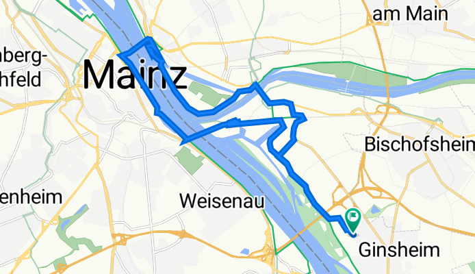 Bouguenais-Allee 35, Ginsheim-Gustavsburg nach Bouguenais-Allee 35, Ginsheim-Gustavsburg