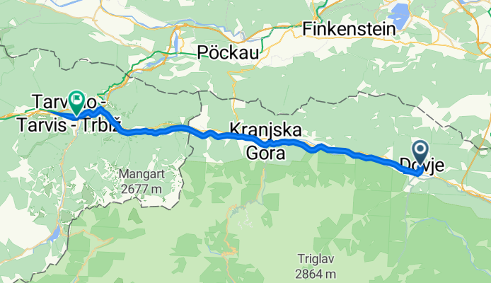 Dovje 48A, Mojstrana to Largo Piave, Tarvisio