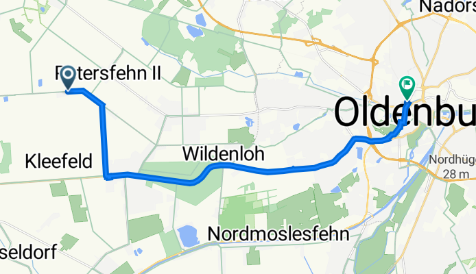 Portsloger Damm 15, Edewecht nach Peterstraße 3, Oldenburg