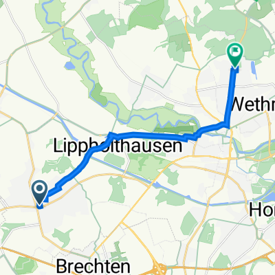 Yorckstraße 1, Lünen nach Buntspechtweg 15, Lünen