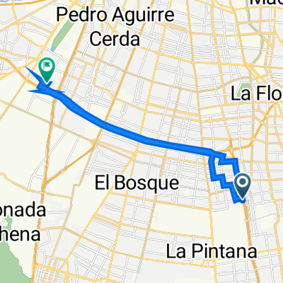 Ruta desde Poiguano 10925, La Pintana