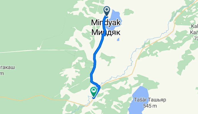 От Неизвестная дорога, Миндяк до Белорецк