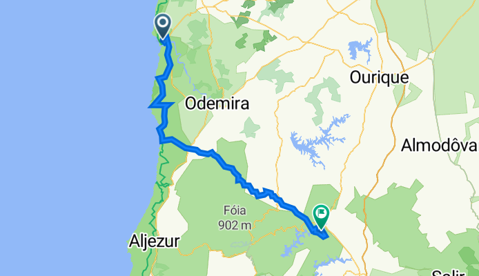 Estrada das Pousadas 5, Vila Nova de Milfontes to Unnamed Road