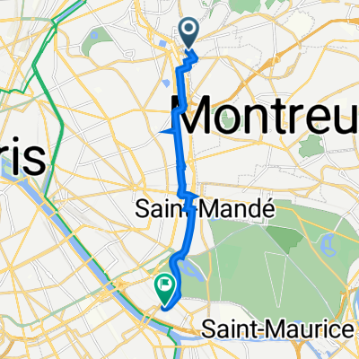 24 Rue des Bruyères, Les Lilas à 9 ter Rue du Président Kennedy, Charenton-le-Pont