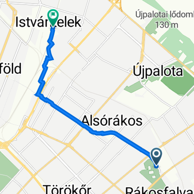 Csertő utca 12., Budapest to Pázmány Péter utca 111., Budapest