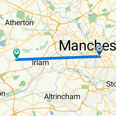 AQA to Churchill Avenue 18, Culcheth