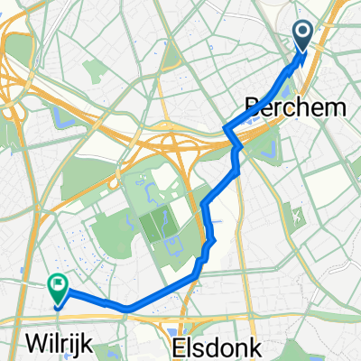 Borsbeeksebrug 36, Antwerp to Laarstraat 2, Antwerp