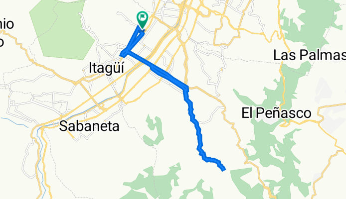 De Calle 77 52-15, Itagüi a Calle 77 52-15, Itagüi