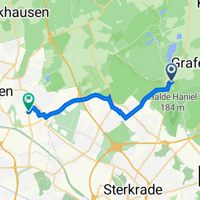 Zur Grafenmühle 146, Bottrop nach Holtener Straße 94, Dinslaken