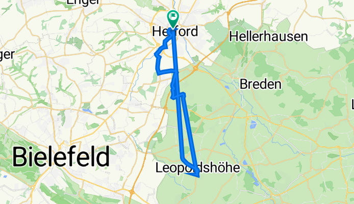 Steintorwall 15, Herford nach Schillerstraße 2c, Herford
