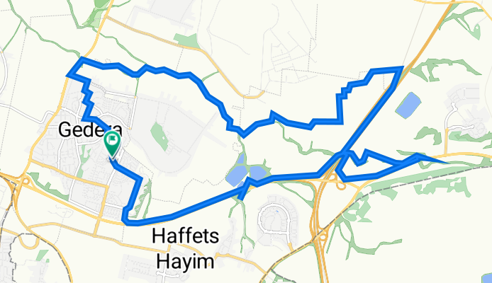 Yasmin Street 20, Gedera to Hartsit Street 8, Gedera