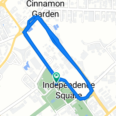 Independence Square, Colombo to Independence Square, Colombo