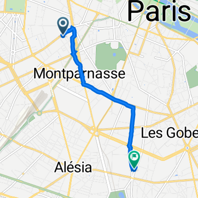 4 Rue St-Placide, Paris à 124 Rue de la Glacière, Paris