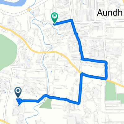 Pune to Shambhu Vihar Society, Pune