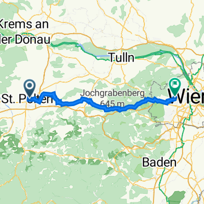 Herzogenburger Straße 10, St. Pölten nach Thaliastraße 170, Wien