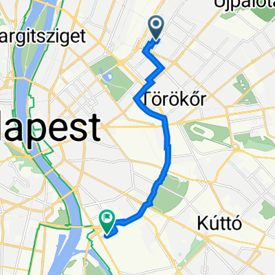 Ráskay Lea utca 26., Budapest to Koppány utca, Budapest