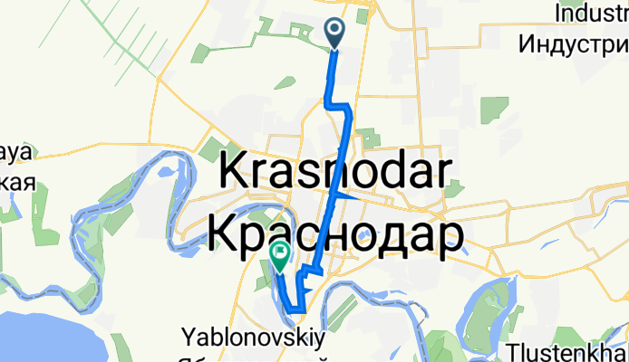 улица Дзержинского, Краснодар до Западный, Краснодар