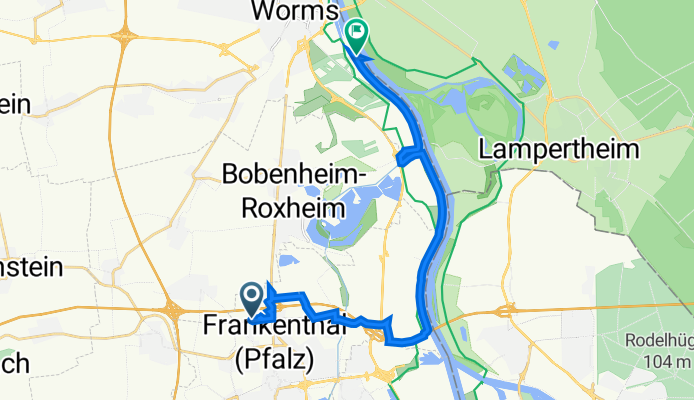 Industriestraße 36, Frankenthal do Am Salzstein 8, Worms