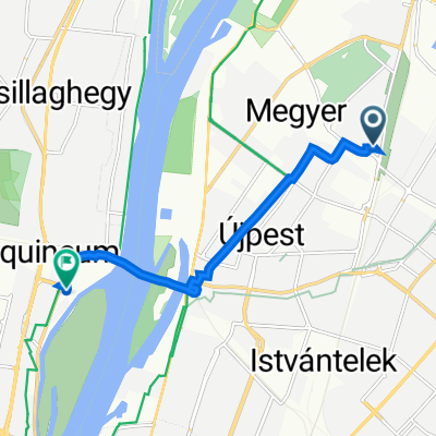 Lóverseny tér 1., Budapest to Reichl Kálmán utca 6., Budapest