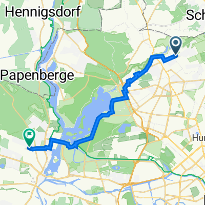 Zabel-Krüger-Damm 88, Berlin nach Radelandstraße 18a, Berlin