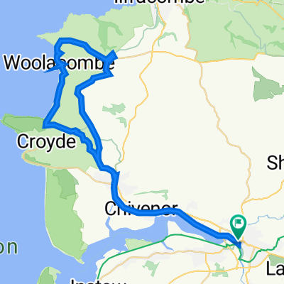 Barnstaple loop via woolacombe