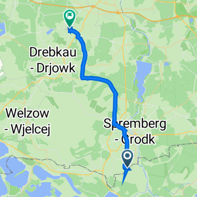 An der Heide Straße A-Mitte, Spremberg nach Blumenweg 4, Drebkau