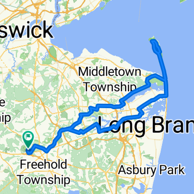 Monmouth Battlefield to Sandy Hook