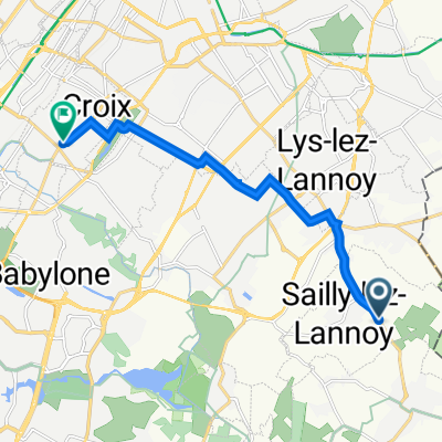 60 Rue de Willems, Sailly-lez-Lannoy à 27 Place de la République, Croix